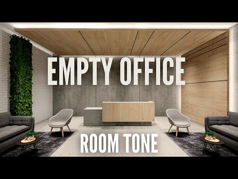 Empty Office Room Tone Sound Effect - Relaxing Office Ambience - 4 Hours ASMR