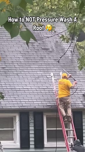 Roof Cleaning Fail: How NOT to Pressure Wash Your Roof