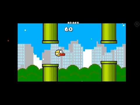 I recreated flappy bird in Geometry Dash. ID 145966427