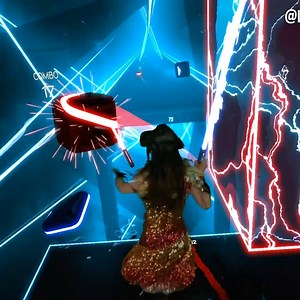 289K views · 806 reactions | This saber-slashing, beat-breaking game is EVERYTHING... may the force be with you! | Vocativ | Facebook