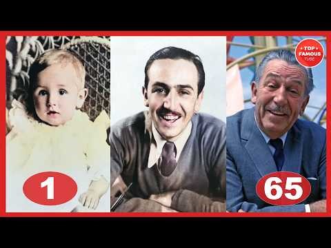 Walt Disney Through the Years ⭐ Transformation From 1 to 65 Years Old