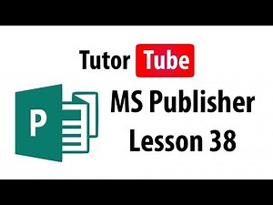 MS Publisher Tutorial - Lesson 38 - Working with data in Tables