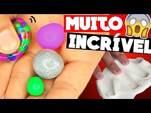 FAÇA MASSINHA ANTI STRESS E MINI BOLINHAS ANTI STRESS😱 INCRÍVEL