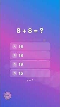 Add 8 and 8! 🌸 Fun Math for Kids Doubles! #shorts
