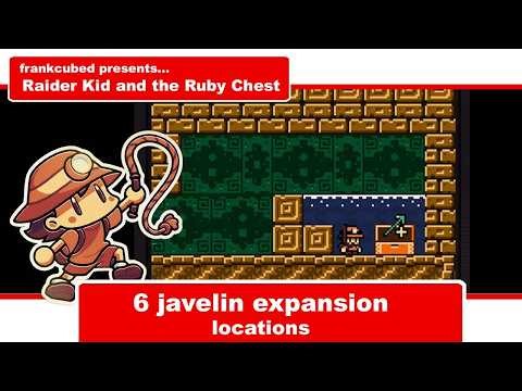Raider Kid and the Ruby Chest (Javelin and 6 Spear) locations