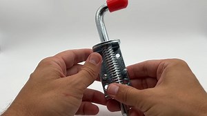 Watch Heavy Duty Lock Barrel Bolt Spring Loaded Latch for Trailer on Amazon Live