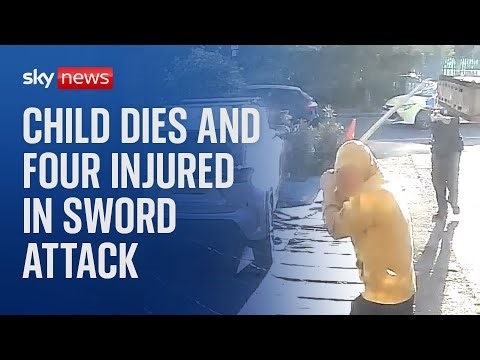 Teenager dies and four taken to hospital after sword attack in London