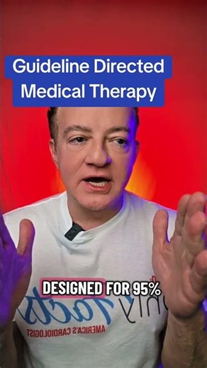 What is guideline directed medical therapy? What is GDMT? #medicine #doctor