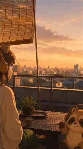 Streetlight Flicker, Bell Fades 🌃｜Anime Lofi #Shorts · Tatami Lofi