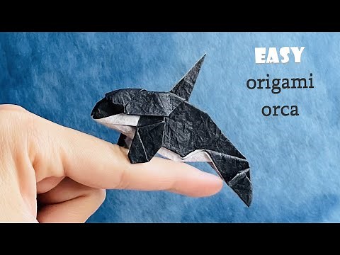 Origami Orca/Killer Whale 1.5, step by step tutorial