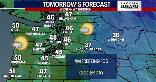 Seattle weather: Dry stretch continues, morning fog to sunshine Wednesday
