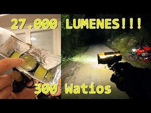 Create your own 300W SUPER-FLASHLIGHT