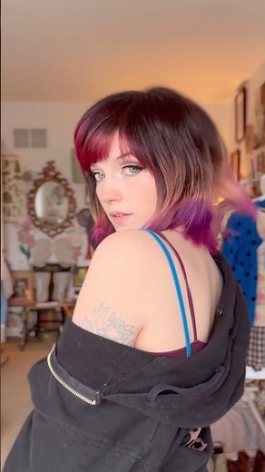 Tie-Dye / Dip Dye INDIE SLEAZE hair transformation | at home makeover #alternative #hairstyle #pink