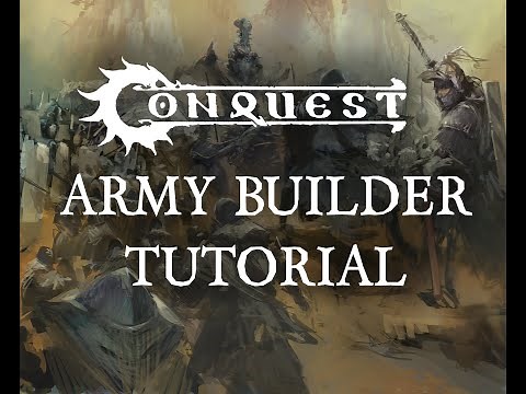 Conquest Army Builder Tutorial