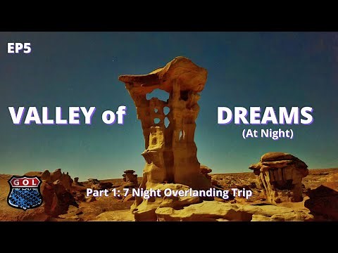 Valley of Dreams [ Alien Throne ] Hike in New Mexico at Night!