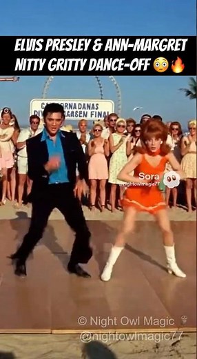 Elvis Presley & Ann-Margret Nitty Gritty Dance-Off 😳🔥 #shorts #viral #elvispresley
