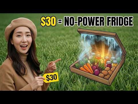 The $30 Root Cellar That Keeps Food Fresh for Months (super easy build)