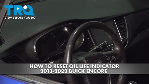 How to Reset Oil Life Indicator 2013-2022 Buick Encore