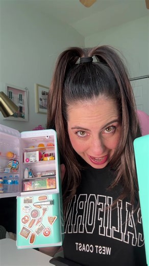 Organizing My Mini Fridge with MiniBrands Eggs