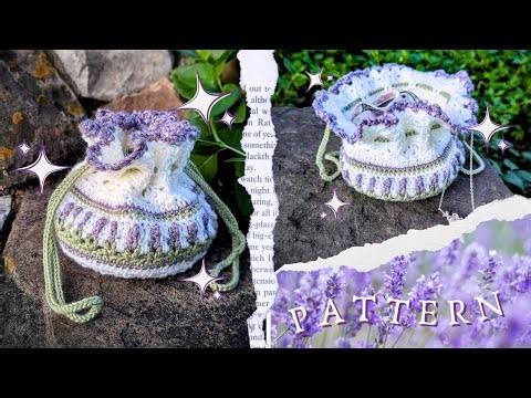 Cottage Lavender Sachet Bag Tutorial - part of Cottage Lavender Collection