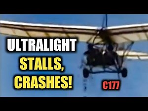 Ultralight Pilot Carrying Passenger Stalls, Crashes. Quicksilver. C177