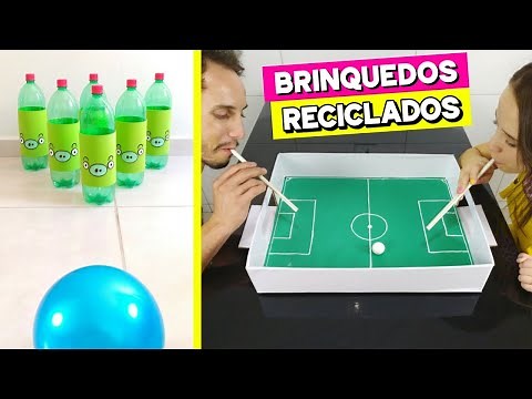 Brinquedos RECICLADOS CRIATIVOS - DIY para CRIANÇAS