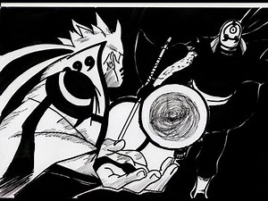 No.677 HOW TO DRAW NARUTO VS TOBI ? ナルト VS トビ