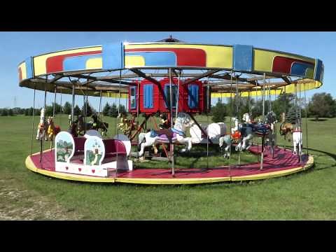 Allan Herschell 2 row carousel