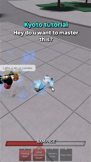 Kyoto tech Tutorial 💪 || The Strongest Battlegrounds #roblox #tsbg #rblx #viral #tsb