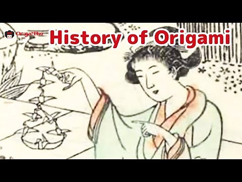 The history of origami ''Secret Thousand Cranes Origata'' 1797