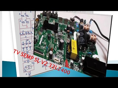Conhecendo o esquema eletronico tv semp sl v2 32l2400