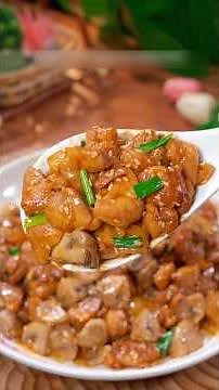 Juicy Chicken with Mushrooms in 10 Minutes 🍗🍄 #shorts #shortsfeed #homemade