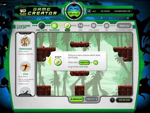 Ben 10 Alien Force Game Creator Tutorial