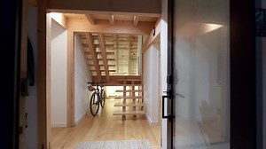 6.5K views · 22 reactions | Located in the Catskill Mountains of Upstate New York, this stunning A-frame cabin is the perfect retreat from busy city life. At 2,072 total square feet, it has two bedrooms, two full bathrooms, two living spaces, a kitchen, an office, a laundry room, and a mudroom. Watch the video to take a tour, and see more photos of this modern timber frame here: https://www.timberlyne.com/gallery/homes/upstate-ny-a-frame-cabin | Timberlyne Group | Facebook