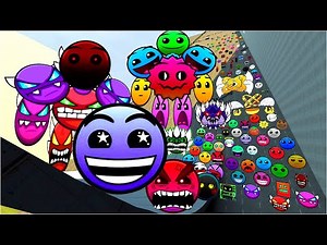 Geometry Dash and Lobotomy Dash Nextbots Family goes on a Roller Coaster Gmod