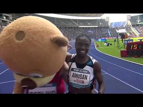 World Record Holder Tobi Amusan Gets 100m Hurdles Win In Berlin