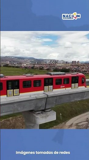 This is how the new Bogotá Metro tests went today in Bosa