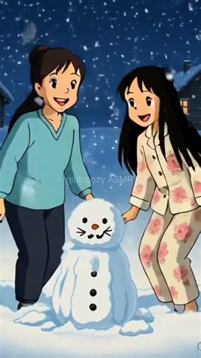 ASMR: ❄️ 🌨️ Quiet Winter🏠☕✨ Morning: Ghibli StyleThe Softest Snowfall (ASMR##GhibliVibes #WinterASMR