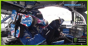 Slide job! Dale Jr. brings catchphrase and enthusiasm to new job