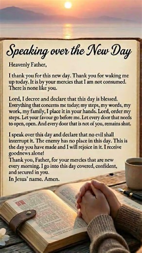 Say This Before You Start Your Day Today | Morning Prayer