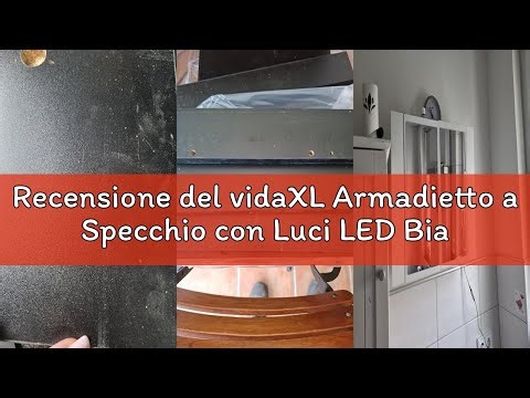 Recensione del vidaXL Armadietto a Specchio con Luci LED Bianco 60x12x45 in Acrilico