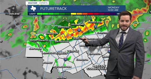 Two rounds of storms expected tomorrow