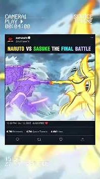 Naruto vs Sasuke – The Final Battle Begin 🤯🔥