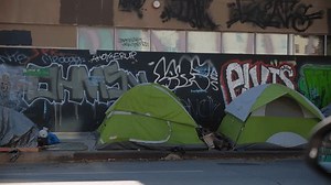 Homeless Tents Along Gritty Downtown Los Stock Footage Video (100% Royalty-free) 3412468545 | Shutterstock