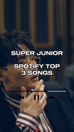 SUPER JUNIOR SPOTIFY TOP 3 SONGS (2025 update) #shorts #kpop | cyrvsft