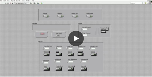 LabVIEW Vending Machine Application with Diet-Based Selection | Shalini C posted on the topic | LinkedIn