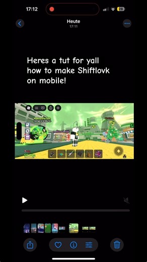 Tutorial on: How to make shiftlock on mobile! #roblox