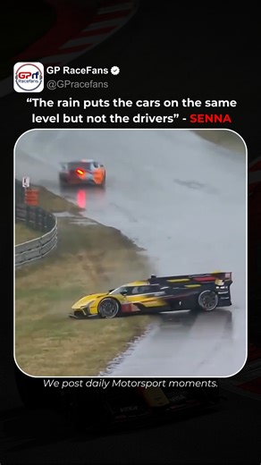 GP Racefans - Daily source of Motorsport on Instagram: "When the rain hits the 24 Hours of Le Mans, the race instantly becomes a different beast 🌧️. Grip drops, visibility is destroyed by spray, and drivers must rely purely on feel and experience. Strategy plans fall apart as conditions change corner by corner, especially through the night. One small mistake can cost hours in an endurance race like this. In the rain, survival matters more than outright speed. As Ayrton Senna famously said, “The