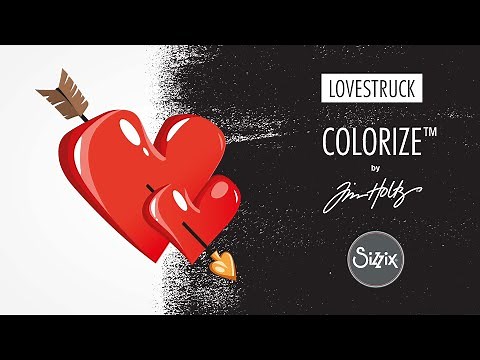 Sizzix: How to Assemble Tim Holtz Colorize Die - Lovestruck!