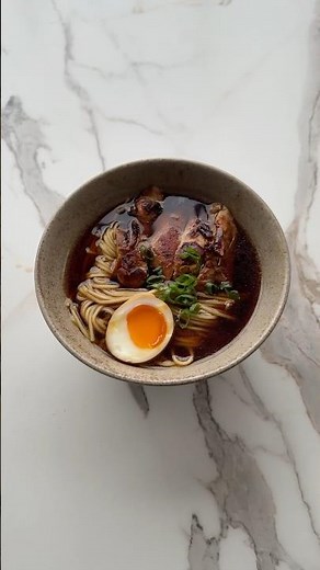 Shoyu Ramen with Air-Fried Egg!